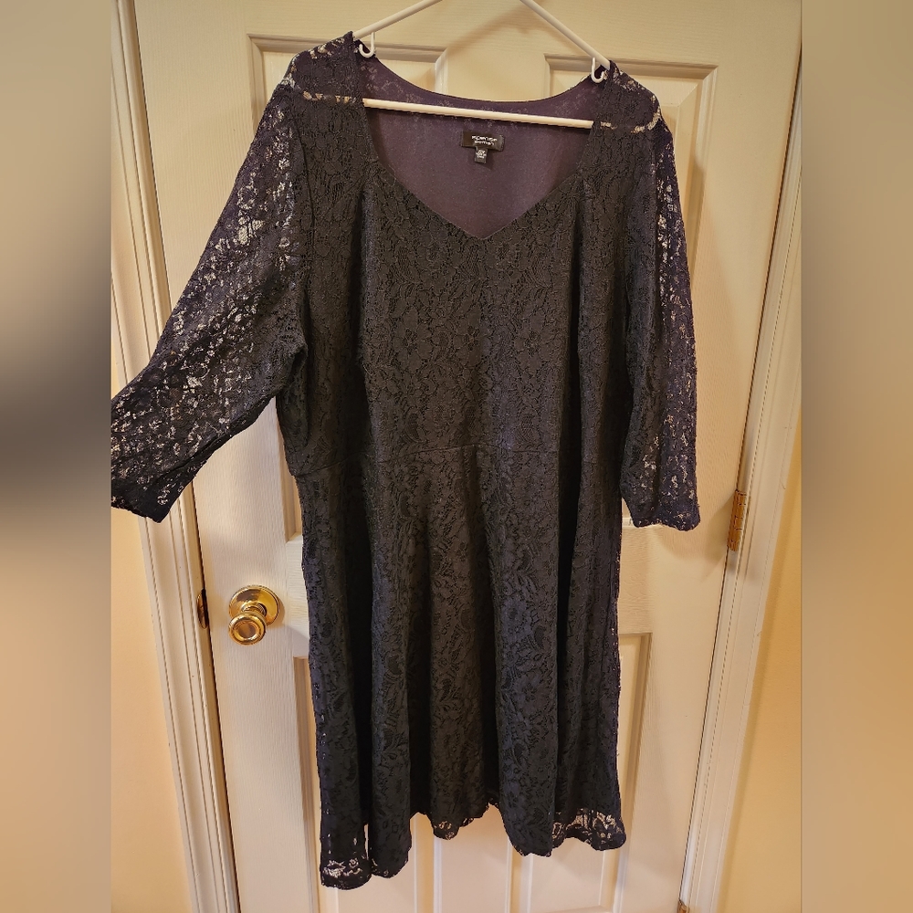 Spense women's Black lace dress size 22W
